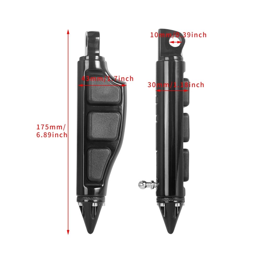 Motorcycle CNC Foot Pegs Footrest For Harley Sportster Iron XL 883 1200 Touring Custom Dyna Fat Bob Softail Fat Boy Street 750