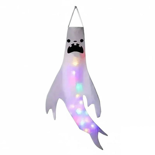 Halloween Decoration, Ghost Wind Tunnel Ghost Pendant, Halloween Party Venue DIY Decorations, Home Scary Ghost Festival Hanging