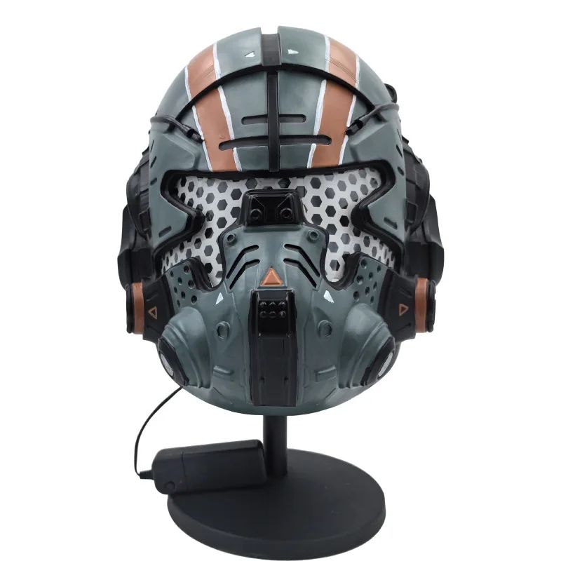 Titanfall Jack Cooper Led Light Mask Cosplay Helmet Halloween Costume for Adult Man Face Masks Masquerade Carnival Party Prop