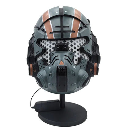 Titanfall Jack Cooper Led Light Mask Cosplay Helmet Halloween Costume for Adult Man Face Masks Masquerade Carnival Party Prop