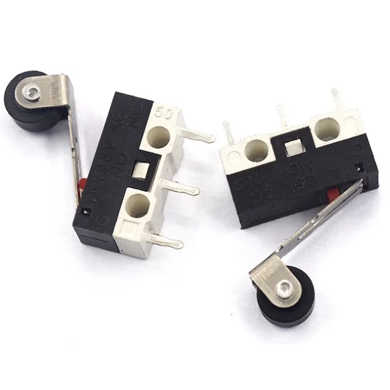 20Pcs 3 Pins Limit Switch SPDT Mouse Button Tact Switch 1A 125V Micro Switch for 3D Printer Parts Mouse Roller
