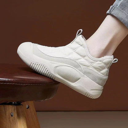 Fur Warm Chelsea Snow Boots Winter Women Casual Shoes  New Short Plush Ankle Boots Flats Sport Short Boots Ladie Botas Mujer