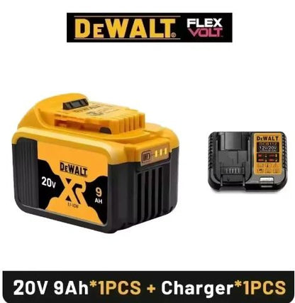 Bateria DEWALT 20V 6AH recarregável de íon de lítio carregador DCB118 Parafusadeira furadeira elétrica sem escovas DCD805 ferramenta elétrica