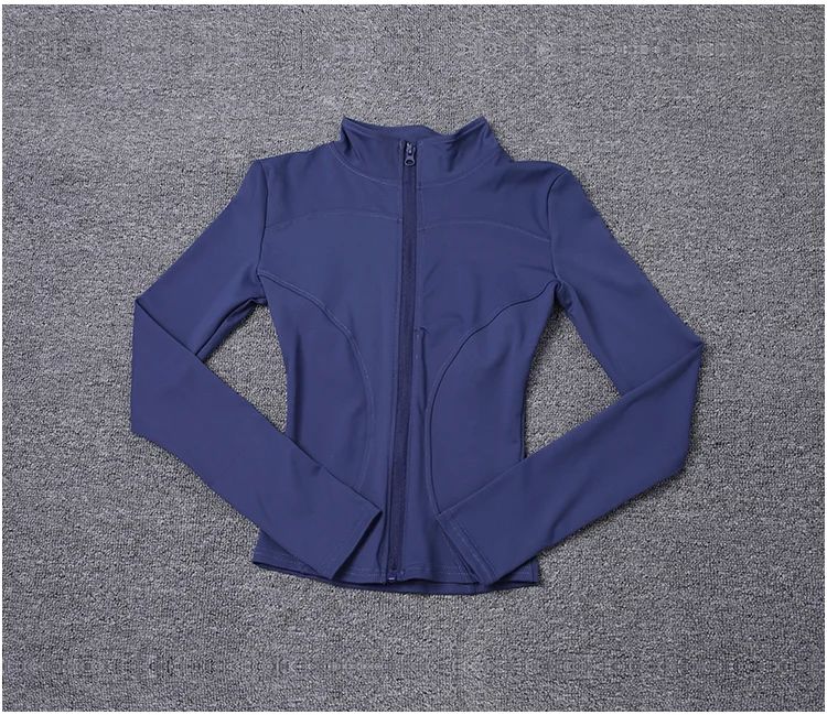 Women Sport Jacket Long Sleeve Shirt Workout Coat Gym Training Clothing Yoga Sportswear