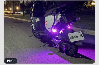 Wireless Remote LED Strobe Light 8 Colors USB Rechargeable Car Motorcycle Bike Aircraft Warning Anti-collision Flashing Lamp