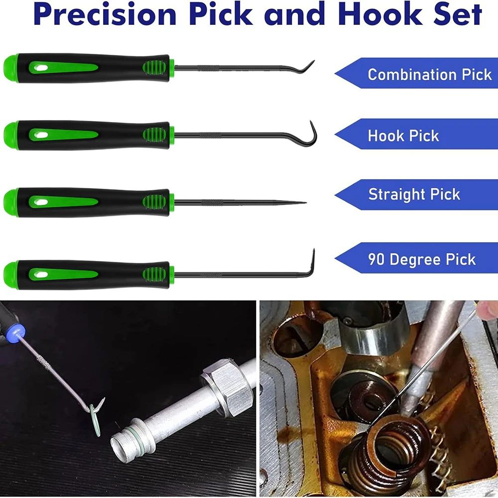 4-12 Pcs Precision Car Oil Seal Screwdriver Set O-Ring Gasket Puller Removal Tool Pick Hook Durable Tool