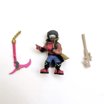 5 Peças Novo Jogo PVE PVP Raro Soldado Fortniting com Arma de Fogo Boneco Modelo Coleção Limitada Brinquedo de Presente Para Criança Menino Menina Adulto