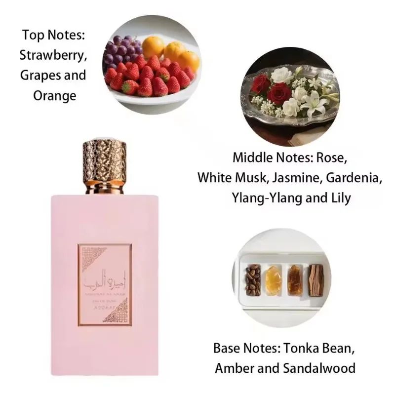 100ml Mujer Perfume Floral Scent Long Lasting Fragrance Pheromone Eau De Parfum Arabic Perfume Fresh Irresistible Date Perfume