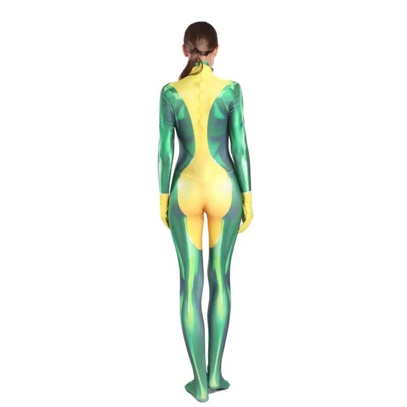 Rogue Cosplay Anna Marie Cosplay 3D Printing Adult Kids Zentai suit Halloween Party Women Girls costume