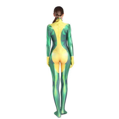 Rogue Cosplay Anna Marie Cosplay 3D Printing Adult Kids Zentai suit Halloween Party Women Girls costume