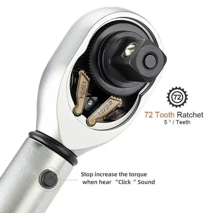 Chave de Torque de Alta Precisão 3/8" 5-60N.m com Encaixe Quadrado ±3% 1pc 3pcs 7pcs 8pcs Conjunto Ferramentas Manuais para Bicicletas Motocicletas Automóveis Faças Você Mesmo