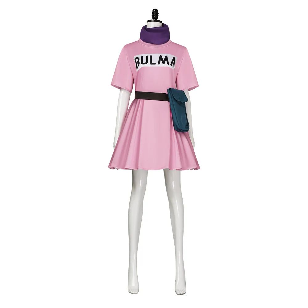 Japanese anime cosplay costume Bulma costume live-action roleplay convention cosplay dress