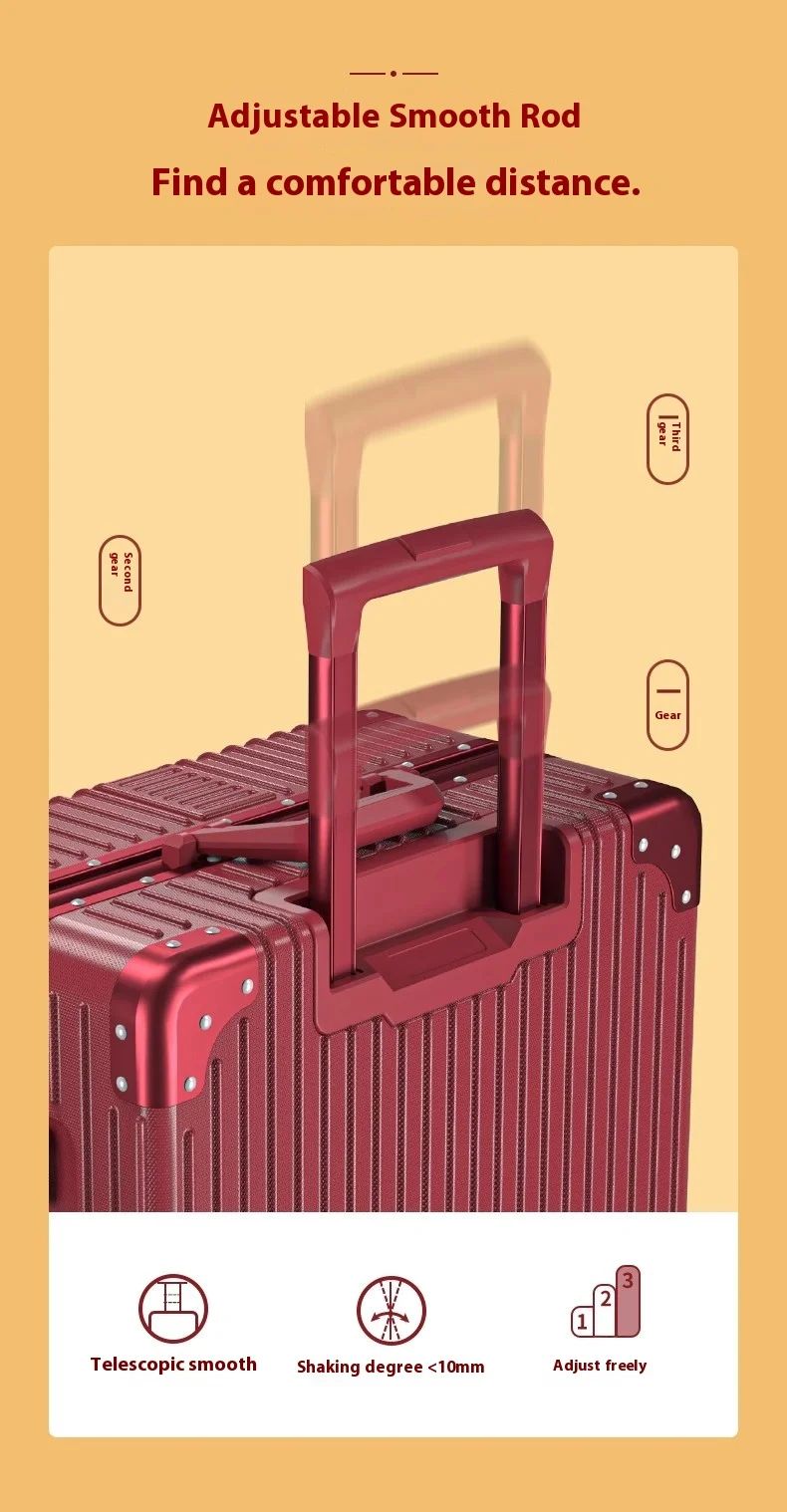 Suitcase Travel Suitcase Fashion Enterprise Suitcase Compact 20-28-inch Lightweight Carrier Roller Suitcase Makeup Box Set