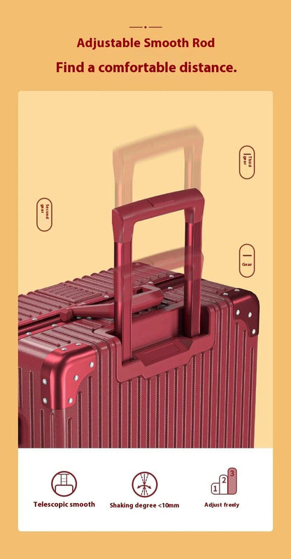 Suitcase Travel Suitcase Fashion Enterprise Suitcase Compact 20-28-inch Lightweight Carrier Roller Suitcase Makeup Box Set