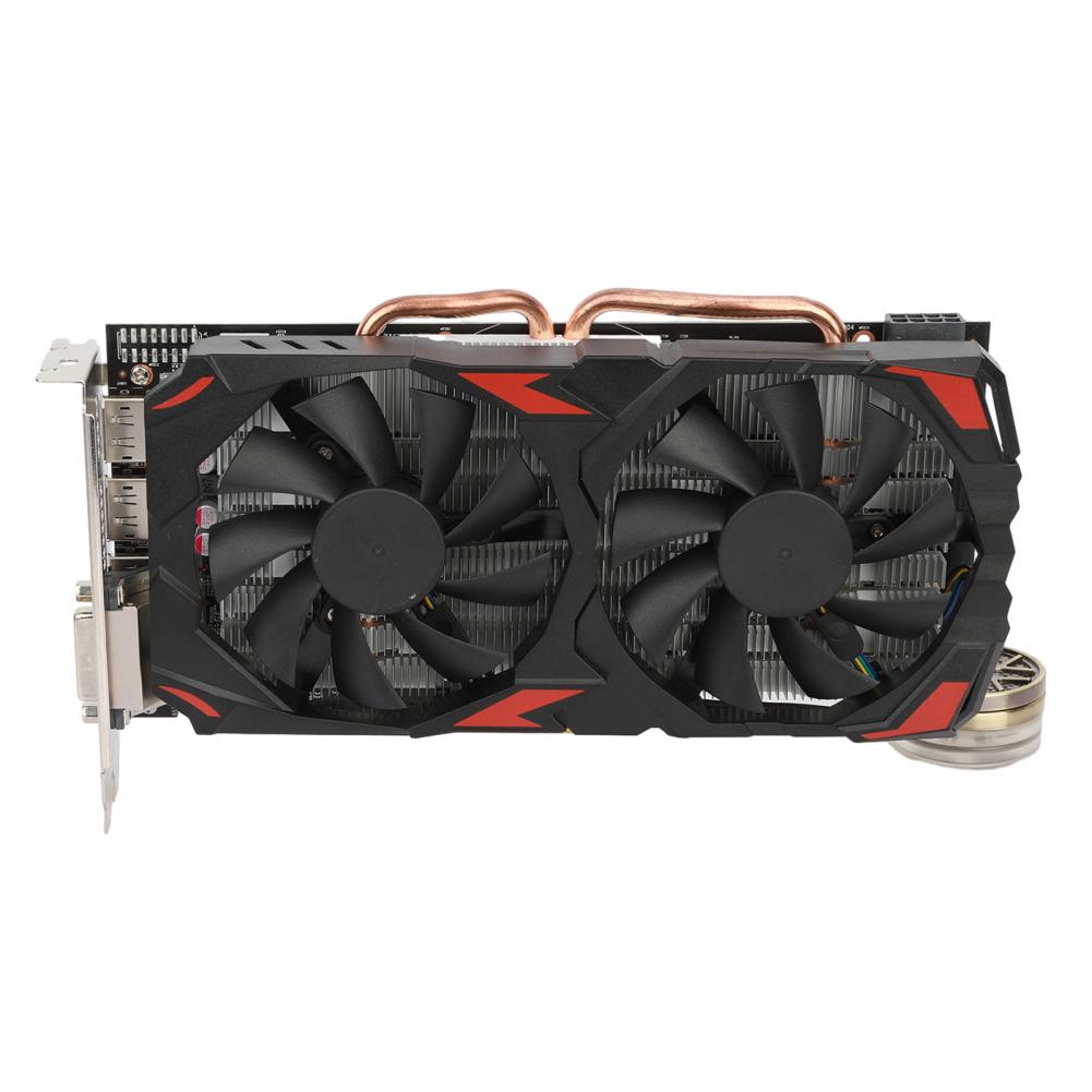 RX580 8G 256Bit Graphics Card GDDR5 Memory Video Gaming Card Dual Cooling Fan PCIE3 0x16 for Desktop Computer Card