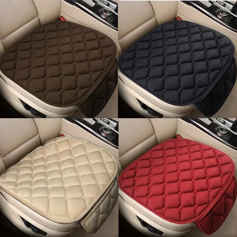 Capas De Assento Quentes Protetor De Almofada De Assento De Carro Capa De Assento De Pelúcia Outono Inverno Universal Para Sedã Hatchback SUV Tapetes De Assento