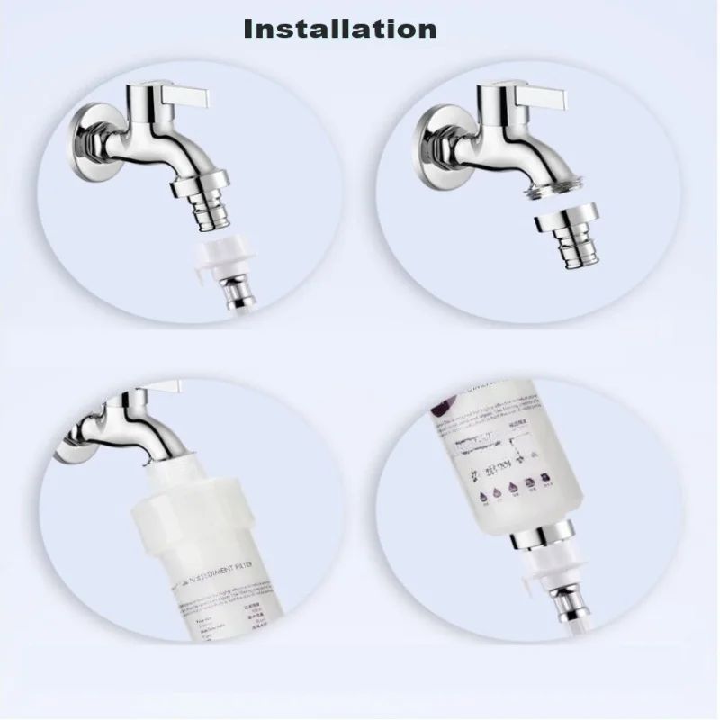 Pre-Filter Water Filter PP Cotton Filter Cartridge Removal Heavy Metal Purifier household Washing Machine Shower Water Filter