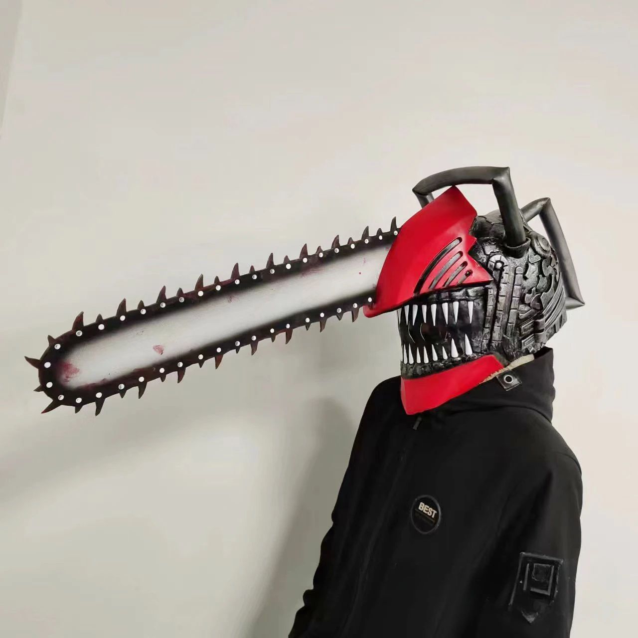 Chainsaw Head Cover Terrifying Latex Mask Halloween Electric Saw Masks Electric Motor Saw Cosplay Costume Props Monsters Cos