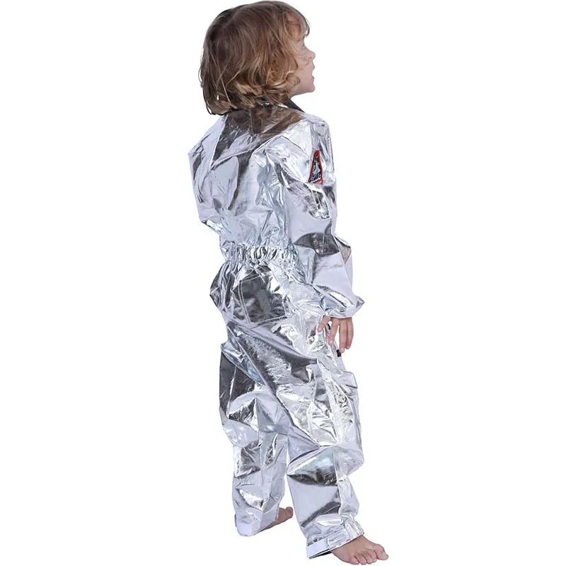 Astronaut Costume Spacesuit Silver Spaceman Men Women Space Suit Halloween Christmas Performance Spacesuit Costume Party Gift