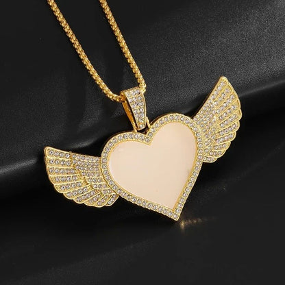 Pingente de Pistola com Gelo Cravejado Bling Colar de Metralhadora Masculino Personalidade Hip Hop Rock Punk Joia Legal para Festa de Rua Presente