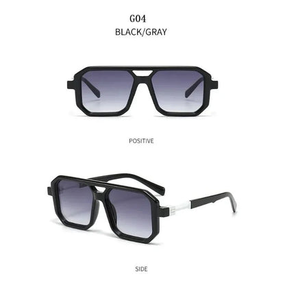 Óculos de Sol Vintage 2025 Proteção Solar Masculinos Quadrados Estilo Retrô Femininos da Moda Gafas De Sol
