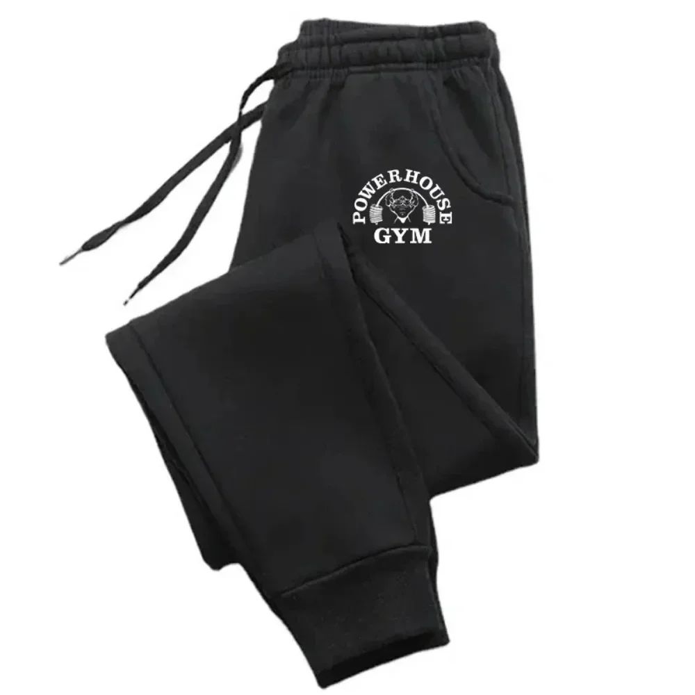 Men's Pants Men Casual Sports Running Workout Jogging Long Gym Sport Trousers Jogger Sweatpants 100_ Cotton Casual Pants
