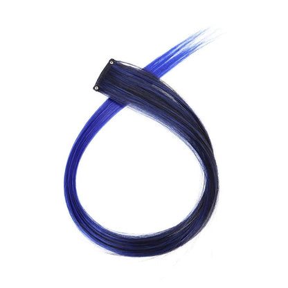 22 Polegadas Sintético Longo Liso Clip In Extensões de Cabelo Perucas de Alta Temperatura Cores do Arco-Íris Acessórios de Cabelo para bom 2026