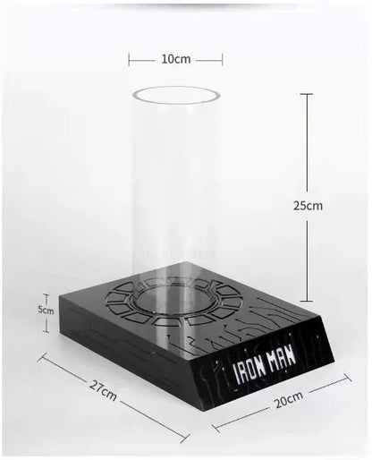 Novo capacete de Homem de Ferro AutoKing 1:1 Mk5 Cosplay Controle de Voz Olhos com Luz Modelo Brinquedos para Adultos Presente de Natal Elétrico Vestível