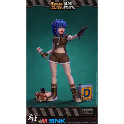 100% Original TUNSHI STUDIO Leona Heidern BRAND METAL SLUG Metal Slug XX 1/12 Anime Action Figures Modelo Brinquedos