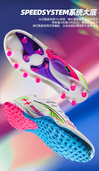 TF/AG Men Football Shoes Society Cleats Professional Soccer Shoes Original Boy Indoor Football Field Boots Sneaker Non Slip