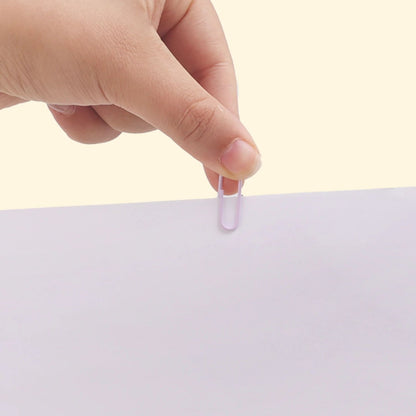 Portable Mini Color Paper Clips Metal Paperclips Binder For Paper Text Photo Cards Marking Clips Home Office Stationery