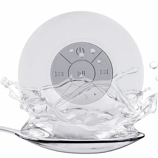 Caixa de Som Bluetooth Sem Fio Portátil Áudio À Prova D'água Botões de Controle de Fácil Acesso Reprodutor de Música para Escritório Carro Casa e Chuveiro