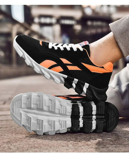 Marca Tendência Tamanho 46 47 48 Tênis Masculino Antiderrapante Amortecedor Solado Grosso para Fitness Tênis de Corrida Respirável para Uso Externo para Homens