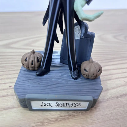 Disney The Nightmare Before Christmas Anime Figure Jack Skellington Model Desktop ornaments Halloween Room Decoration Toy Gifts