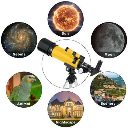 Telescópio astronômico F36050, grande abertura, alta definição, alta ampliação, para observar a lua e as estrelas