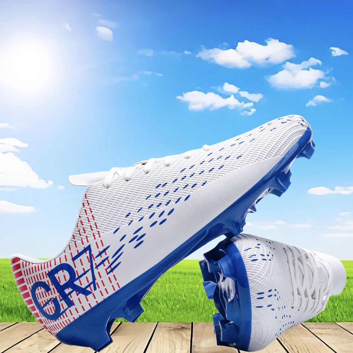 Men's Tf/Ag Society Cleats Soccer Shoes Professional Indoor Football Boots Fast Match Sneakers for Boys Original Field Gear