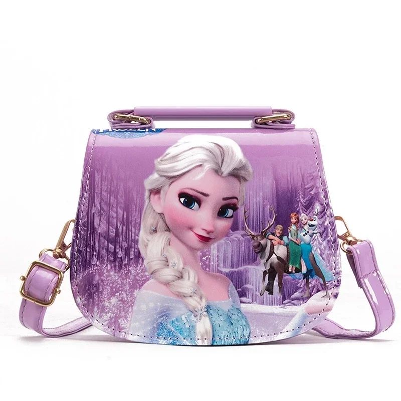 Disney Frozen 2 Elsa Anna Princesa Brinquedos Infantis Bolsa de Ombro Menina Princesa Sofia Bolsa de Mão Infantil Bolsa de Compras Fashion para Crianças Presente