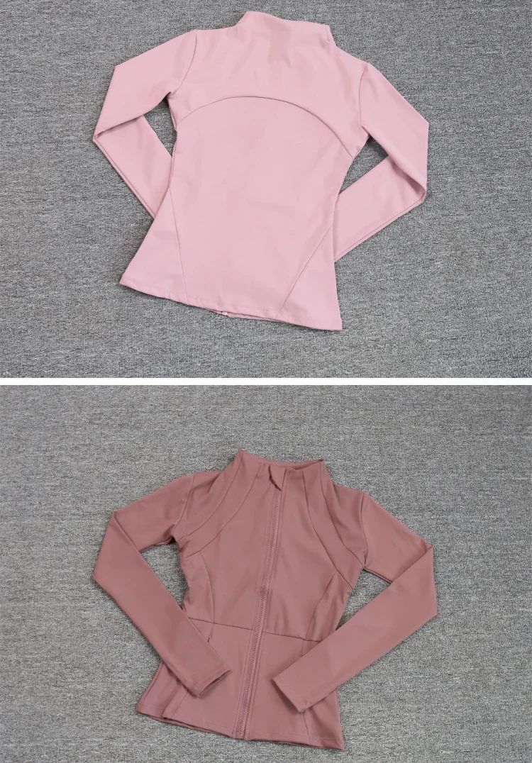 Sports Coat Women's Shirt Yoga Slim Long Sleeve Fast Running Thin Pilates Fitness Suit Top Clothing