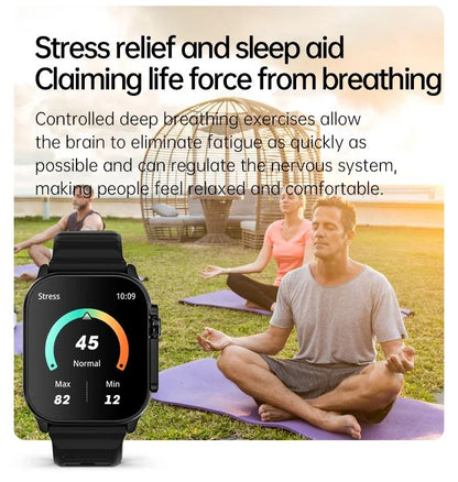 2025 Original T900 Ultra 2 Smart Watch 49mm Masculino Feminino Chamada Bluetooth Música Jogo Carregamento Sem Fio NFC Smartwatch Para Android IOS