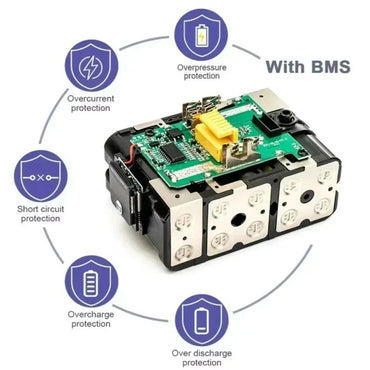 6AH 8AH 10AH 12AH For Makita 18V Battery Power ? Tools Li-ion Replacement LXT BL1840 BL1850 for 18V Screwdriver with BMS???