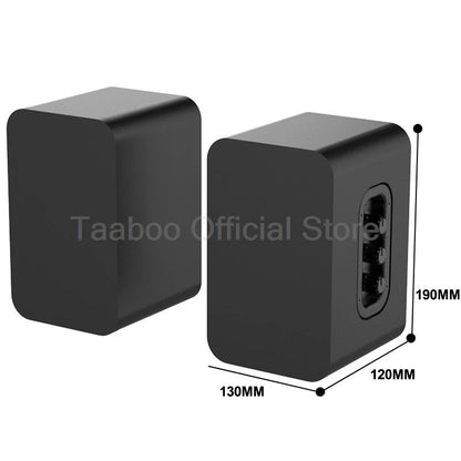 Caixa de Som Bluetooth 3 polegadas 40W Ativa 360 Echo Sound System Áudio HiFi Óptico USB AUX para Gamer Home Theater Computador