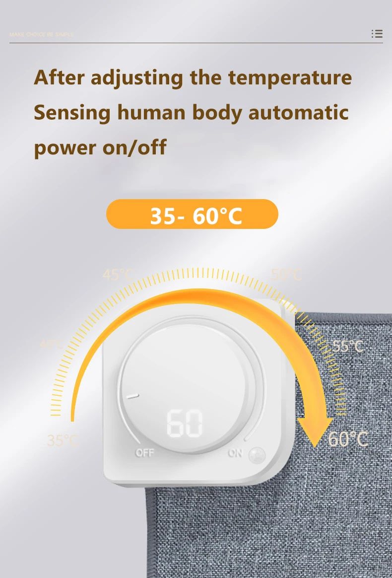 Intelligent Electric Heating Mouse Pad Winter Hand Warmer Computer Desk Heated Mat Office Desk Warming Pad Keyboard Table Mat