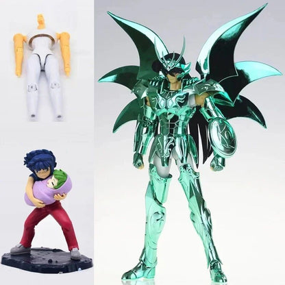 JM.MST Modelo Saint Seiya Myth Cloth EXM/EX Dragão Shiryu Deus V4 com Ikki Bebê Shun Cavaleiros do Zodíaco Boneco de Ação em Estoque