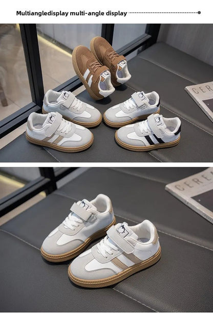 Trendy Kids Shoes Girls Boys Tennis Sneakers Outdoor Running Shoes Non-slip School Sports Shoes Breathable Mesh Comfort Shoes