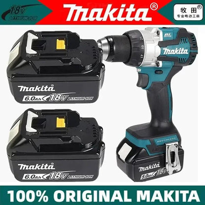 Acessórios originais Makita 6Ah para Bateria Makita 18V BL1830B BL1850B BL1850 BL1840 BL1860 BL1815 Bateria de Lítio de Substituição