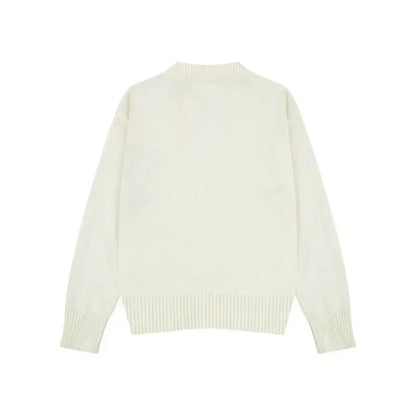 2025 A Letter Autumn/Winter Heart Embroidered Pullover Men's Sweatshirt Loose Casual Pullover Women's And Men's Fashion Clothing