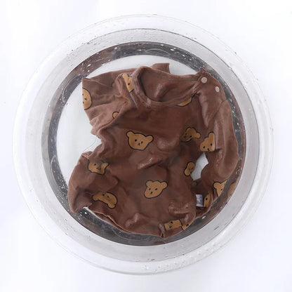 0-3T Baby Cotton Top Pant Suit Newborn Kid Boys Girls Clothes Set Long Sleeve Pj Set Cute Sweet Sleepwear Pajamas Set Outfit