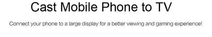 Wireless Screen Mirroring Share HDMI Video Receiver TV Stick Display Dongle Adapter for Iphone 11 12 15 16 Android Phone To TV