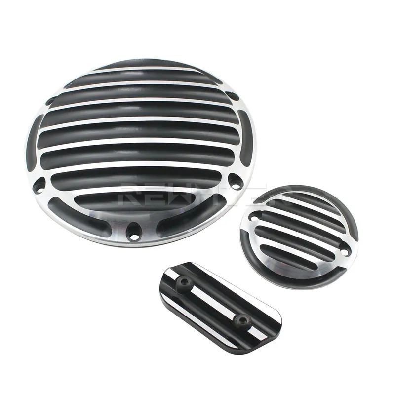 Tampa da embreagem da motocicleta REWMTER, tampa do comando, tampa de inspeção para Harley Sportster 883 1200 XL 72 Custom Nightster 2004-17