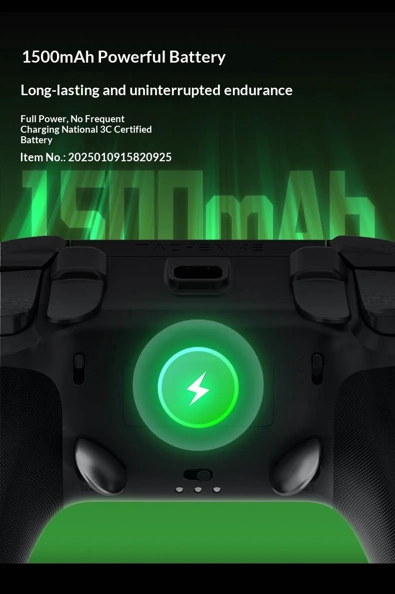 Machenike F1 Wireless Game Controller 3?Mode Dual 8K Hot?Swap Custom Body?Sense Micro Switch for PC Mobile Gaming Desktop Setup